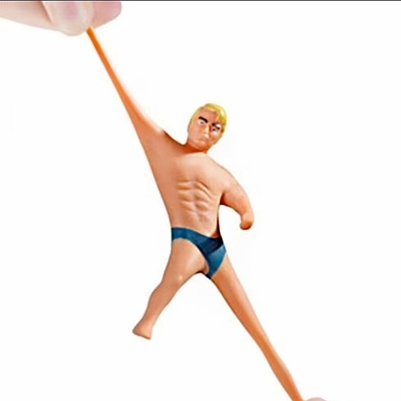 NWT☆Collectible☆World's Smallest~STRETCH ARMSTRONG By HASBRO Figure - Picture 2 of 6